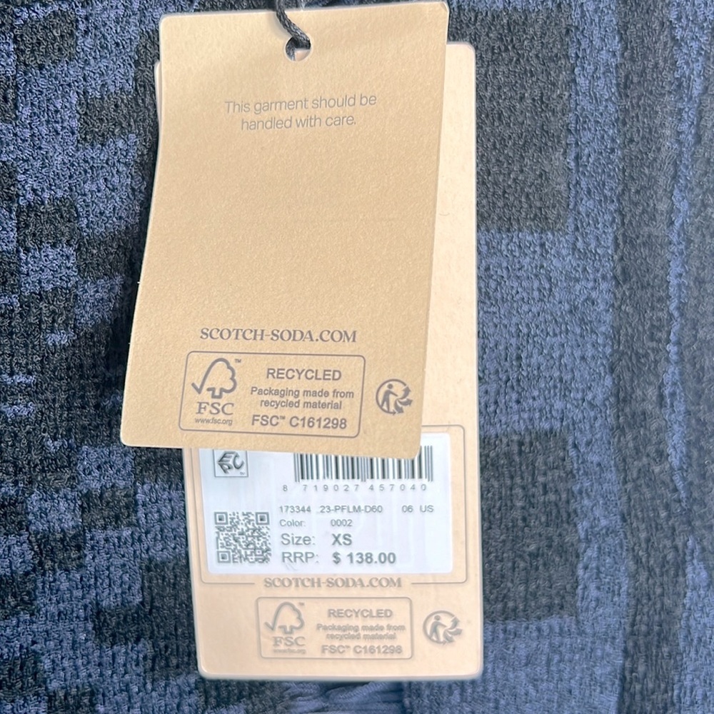 Scotch & Soda Fringe Hem Knit Tank Top size XS NWT - Picture 4 of 9